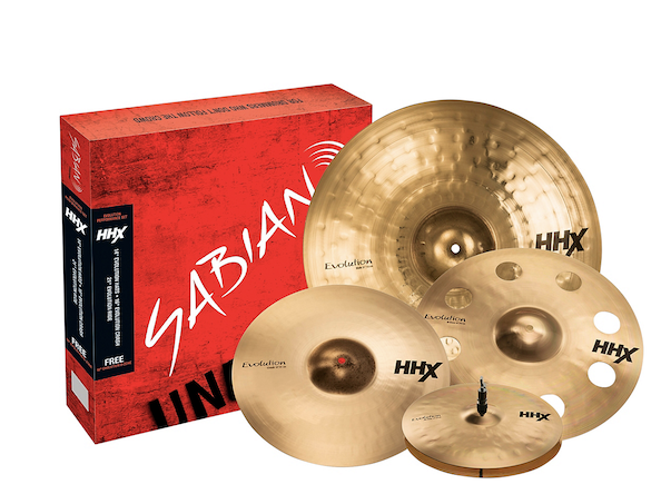 Set de Platillos Sabian HHX Evolution Cymbal Set gratis 18" Ozone Crash 1