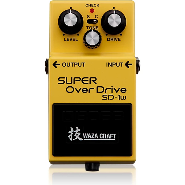 Pedal de Guitarra BOSS SD-1W Super Overdrive Waza Craft - ManeImport