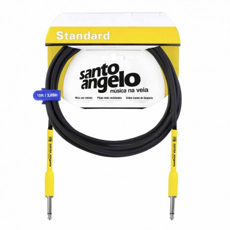 Cable de Guitarra Santo Angelo SAMURAI Plug ¼" Recto A Plug ¼" 4.57 Mts 1