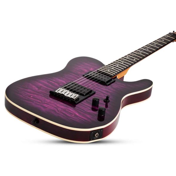Guitarra Eléctrica Schecter Guitar Research PT Pro Transparent Purple Burst 2