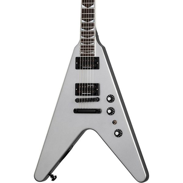 Guitarra Eléctrica Gibson Dave Mustaine Flying V Metallic Silver 1