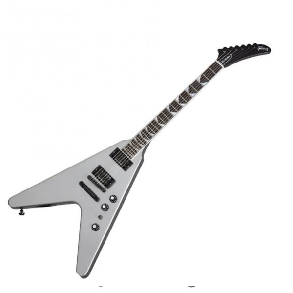 Guitarra Eléctrica Gibson Dave Mustaine Flying V Metallic Silver 2