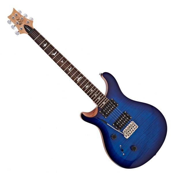 Guitarra Eléctrica PRS SE Custom 24 Faded Blue Burst zurda 2