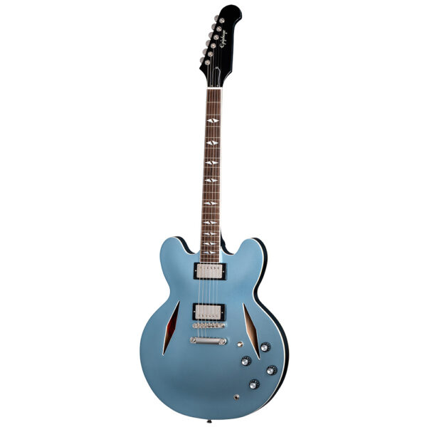 Guitarra Eléctrica Dave Grohl DG-335 Semi-Hollow Pelham Blue 2