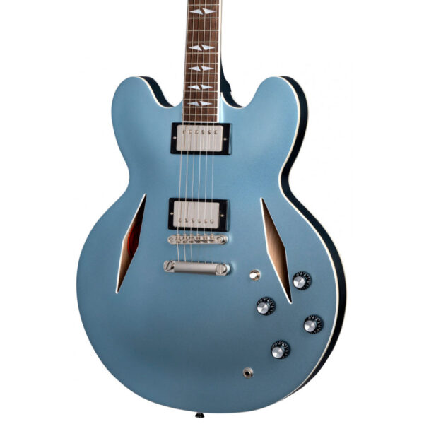 Guitarra Eléctrica Dave Grohl DG-335 Semi-Hollow Pelham Blue 1