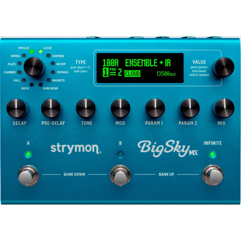Pedal de guitarra Strymon BigSky MX Reverb - ManeImport