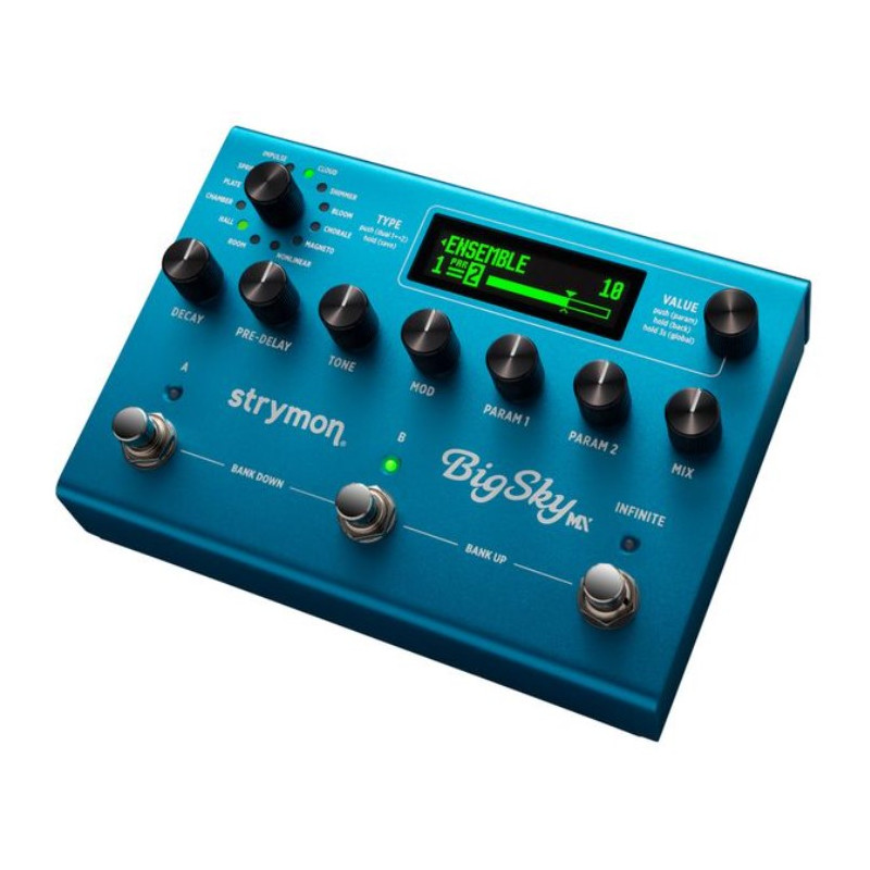 ギター strymon Bigsky Pedal de guitarra Strymon BigSky MX Reverb - ManeImport