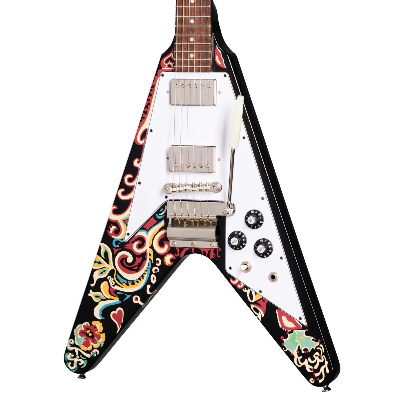 Guitarra Eléctrica Epiphone Jimi Hendrix Love Drops Flying V