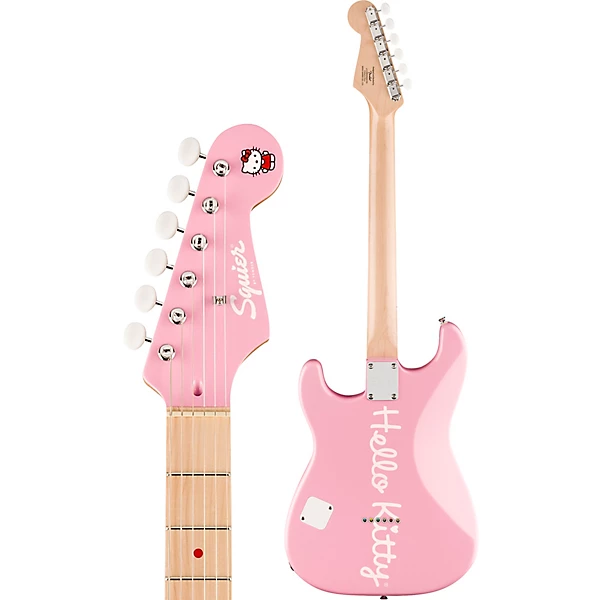 Guitarra Eléctrica Squier Hello Kitty Stratocaster - ManeImport